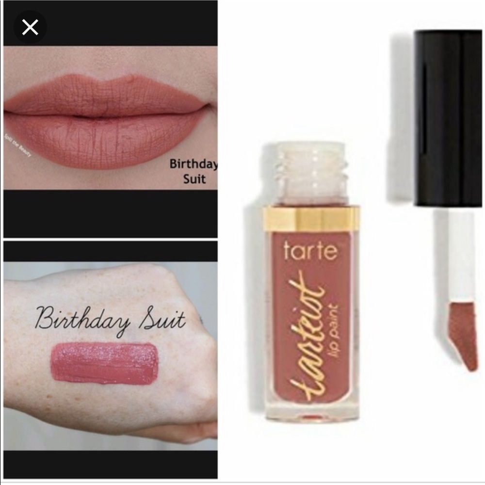 Tarte lip color paint birthday suit
